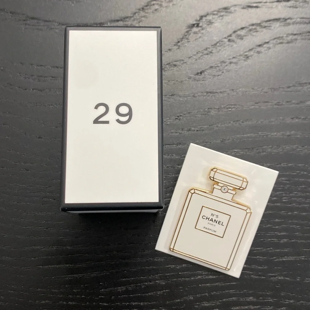 Chanel N5 Pin Brooch - New in Box